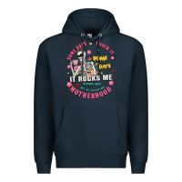 Navy funny motherhood Premium Hoodie - JahusDesignShop