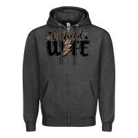 Charcoal Heather oilfield wife Zipper Hoodie - MaliasSmallBusiness