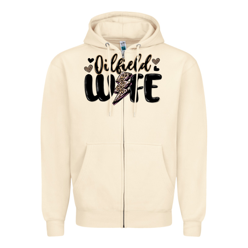 Oilfield Wife Zipper Hoodie by MaliasSmallBusiness | Teevron