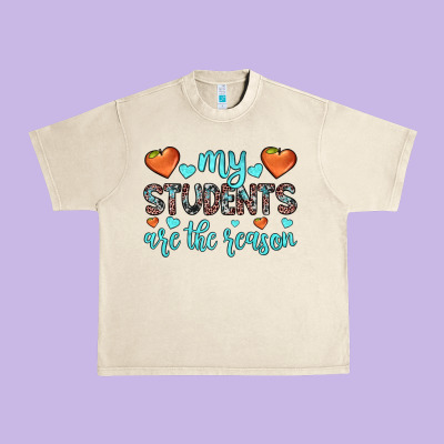 My Students Are The Reason Urban Heavy Tee Designed By Jahusdesignshop