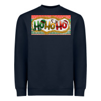 Navy ho ho ho Heavyweight Sweatshirt - BundleAndBundleShop