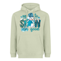 Matcha up to snow good and cute snowman Heavyweight Hoodie - BundleAndBundleShop