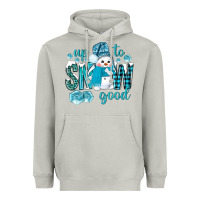 Moon Dust up to snow good and cute snowman Heavyweight Hoodie - BundleAndBundleShop