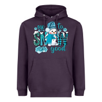 Plum up to snow good and cute snowman Heavyweight Hoodie - BundleAndBundleShop