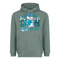 Sage up to snow good and cute snowman Heavyweight Hoodie - BundleAndBundleShop