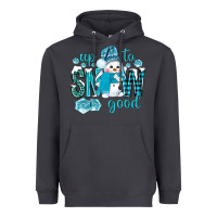 Smoke up to snow good and cute snowman Heavyweight Hoodie - BundleAndBundleShop