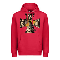 Cardinal Leopard Bucking Bronco Premium Hoodie - Bettercallsaul