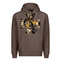 Coffee Leopard Bucking Bronco Premium Hoodie - Bettercallsaul