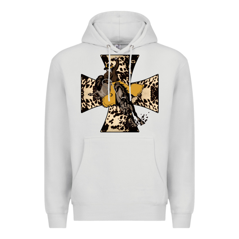 Leopard Bucking Bronco Premium Hoodie by Bettercallsaul | Teevron