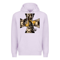Lilac Leopard Bucking Bronco Premium Hoodie - Bettercallsaul