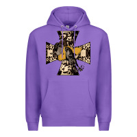 Purple Leopard Bucking Bronco Premium Hoodie - Bettercallsaul