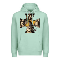 Seafoam Leopard Bucking Bronco Premium Hoodie - Bettercallsaul