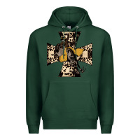 Sports Green Leopard Bucking Bronco Premium Hoodie - Bettercallsaul