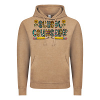 Vintage Coffee school counselor Vintage Hoodie - CowhideDigitalArt