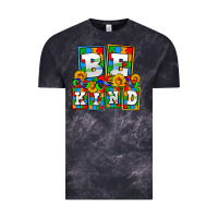 Cloud Black bee kind autism Vintage Tee - AdoDesignShop
