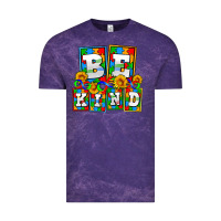 Cloud Purple bee kind autism Vintage Tee - AdoDesignShop