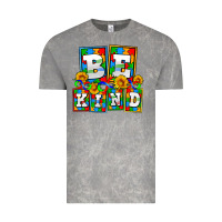 Cloud Rock bee kind autism Vintage Tee - AdoDesignShop