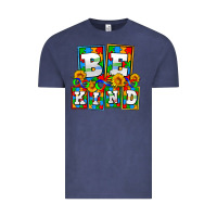 Vintage Denim bee kind autism Vintage Tee - AdoDesignShop