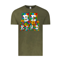 Vintage Olive bee kind autism Vintage Tee - AdoDesignShop