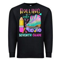 Black rolling into seventh grade Premium Sweatshirt - BundleAndBundleShop