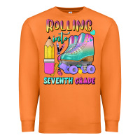 Carrot rolling into seventh grade Premium Sweatshirt - BundleAndBundleShop
