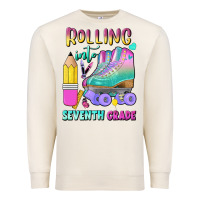 Sandshell rolling into seventh grade Premium Sweatshirt - BundleAndBundleShop