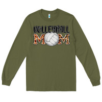 Army Green volleyball mom Long Sleeve Tee - AdoDesignShop