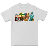 Dove Grey western rodeo coffee cup Premium Tee - texasbilliewilder