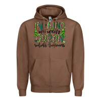 Chestnut in june we wear green scoliosis awareness Zipper Hoodie - MaliasSmallBusiness