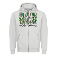 Dove Grey in june we wear green scoliosis awareness Zipper Hoodie - MaliasSmallBusiness