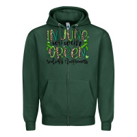 Sports Green in june we wear green scoliosis awareness Zipper Hoodie - MaliasSmallBusiness