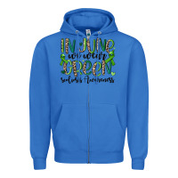True Royal in june we wear green scoliosis awareness Zipper Hoodie - MaliasSmallBusiness