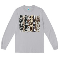 Moon Dust cowhide brushstroke Long Sleeve Tee - AdoDesignShop