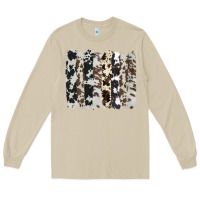 Mushroom cowhide brushstroke Long Sleeve Tee - AdoDesignShop