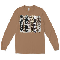 Toasted Coconut cowhide brushstroke Long Sleeve Tee - AdoDesignShop