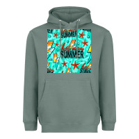 Sage Hot Mom Summer Digital Paper Heavyweight Hoodie - BundleAndBundleShop