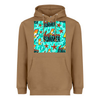 Toasted Coconut Hot Mom Summer Digital Paper Heavyweight Hoodie - BundleAndBundleShop