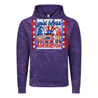 Cloud Purple god bless America gnomes Vintage Hoodie - HRA Design Shop