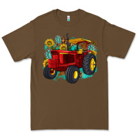 Cacao western tractor Premium Tee - texasbilliewilder