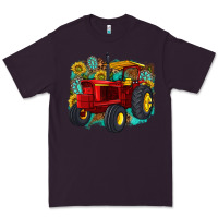 Plum western tractor Premium Tee - texasbilliewilder
