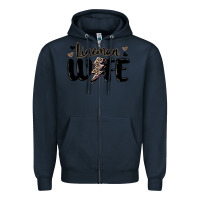 Navy lineman wife Zipper Hoodie - MaliasSmallBusiness
