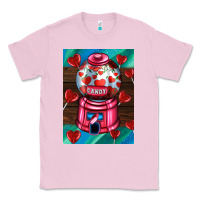 Bubblegum Pink candy machine  with heart candies  air Classic Tee - AdoDesignShop