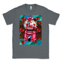 Charcoal Heather candy machine  with heart candies  air Classic Tee - AdoDesignShop