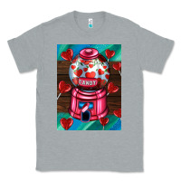 Heather Grey candy machine  with heart candies  air Classic Tee - AdoDesignShop