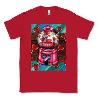 Red candy machine  with heart candies  air Classic Tee - AdoDesignShop