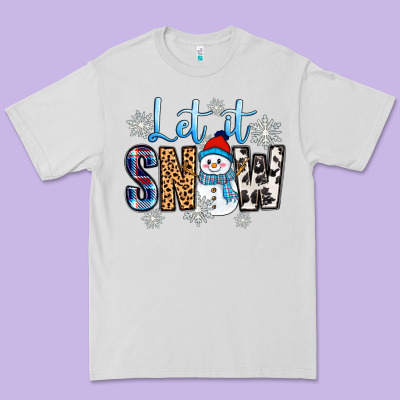 Let It Snow Premium Tee Designed By Zillion Design Studio
