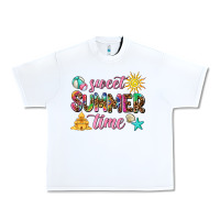 White sweet summer time Urban Heavy Tee - AdoDesignShop