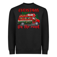 Black christmas on the road Heavyweight Sweatshirt - BundleAndBundleShop