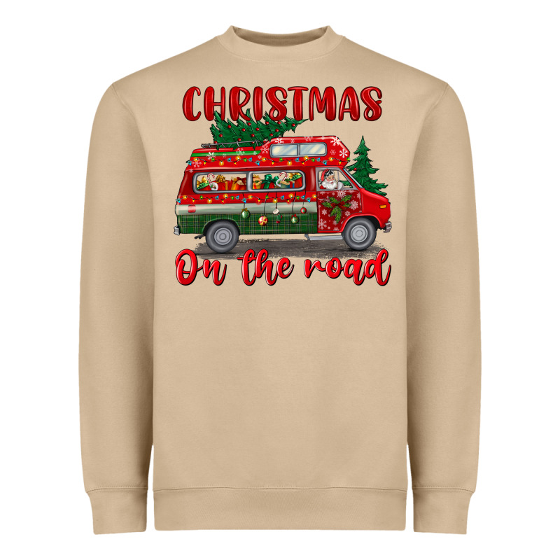 Christmas On The Road Heavyweight Sweatshirt by BundleAndBundleShop | Teevron