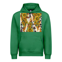 Emerald sunflowers with patterns Urban Hoodie - TumblerDesignByShophia